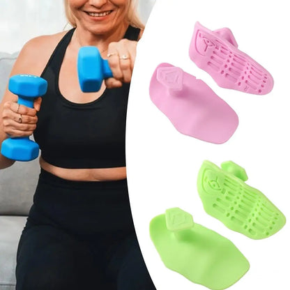 Ergonomic Weight Lifting Grips Anti-Slip Honeycomb-Shaped Workout Gym Gloves Thicken Elastic Silicone Palm Grips